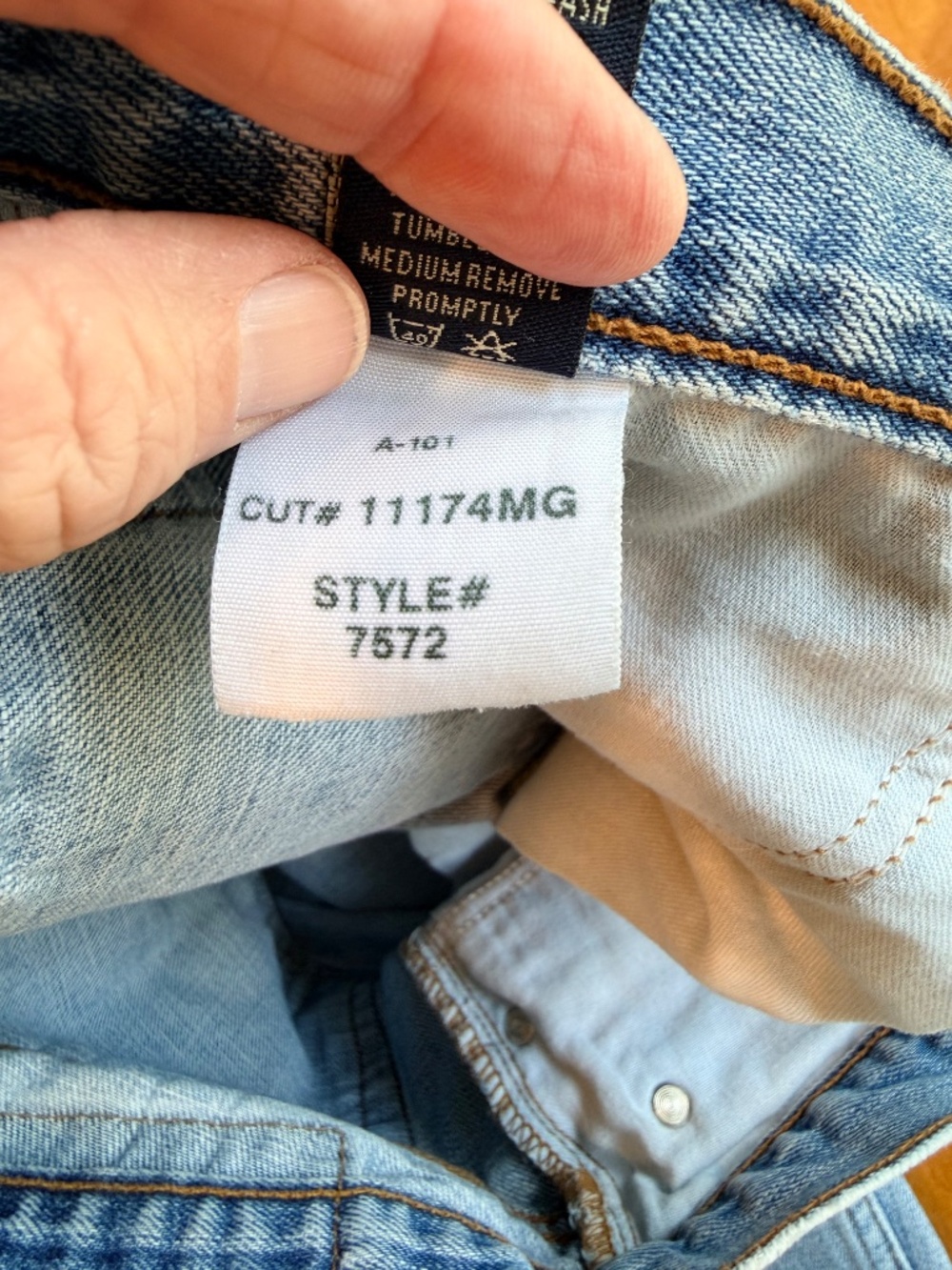 American Eagle Distressed Wide Leg Jeans Frayed Hem 10 100% Cotton 474 - Picture 9 of 11